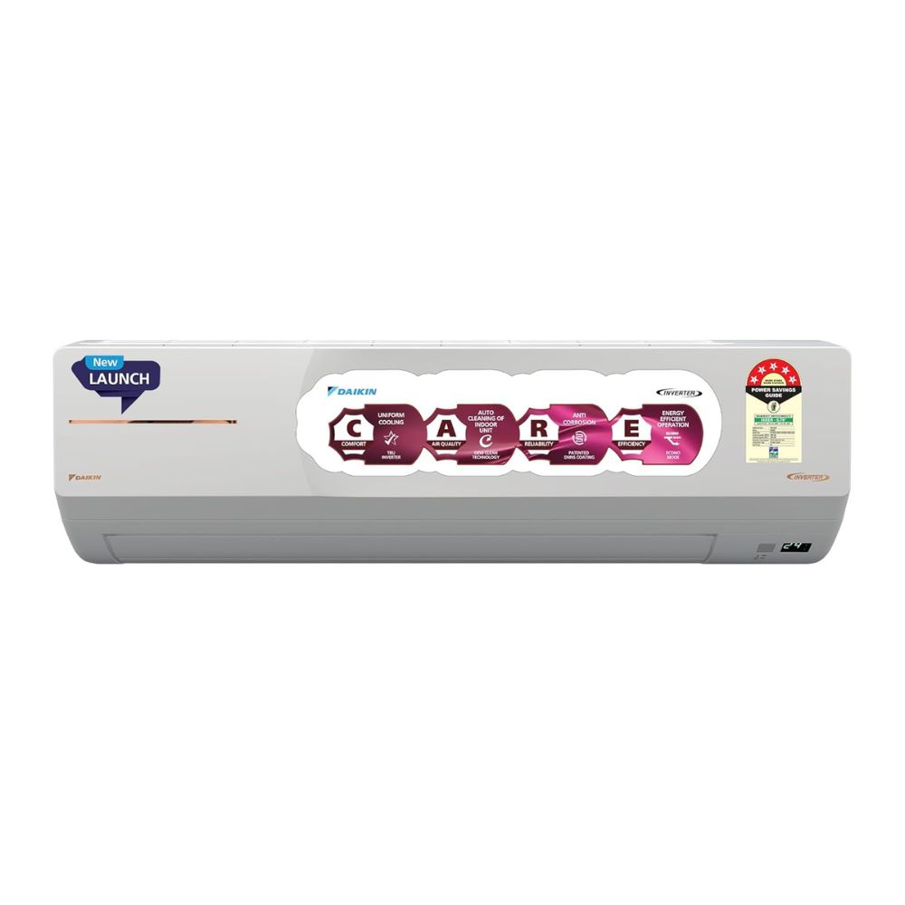 Daikin 1.8 Ton 5 Star, New Star Rated, Fixed Speed Split AC (FTKF60XV16)