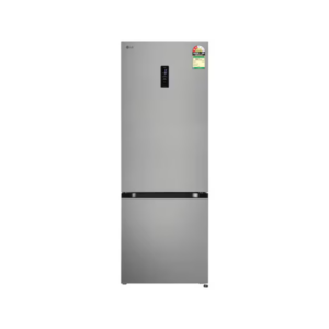 LG 340L Bottom Freezer Refrigerator, Door Cooling+, Wi-Fi Convertible, E-Micom, Shiny Steel, 2 Star (GL-B3426BDPZ.APZZEBN)