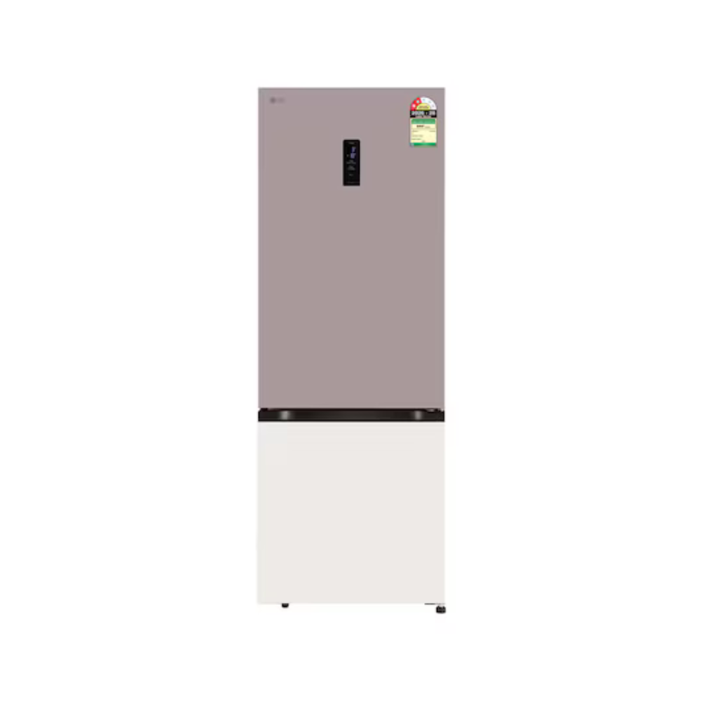 LG 340L Bottom Freezer Refrigerator, Wi-Fi Convertible, Door Cooling+, Metal Fresh, Clay Pink Tango, 2 Star (GL-B3426BFPT.APTZEBN)