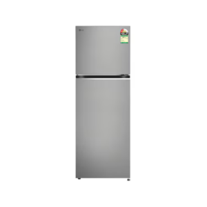 LG 343L Double Door Refrigerator, Convertible, Smart Diagnosis, Shiny Steel, 2 Star (GL-T3416NFDS.ADSZEBN)